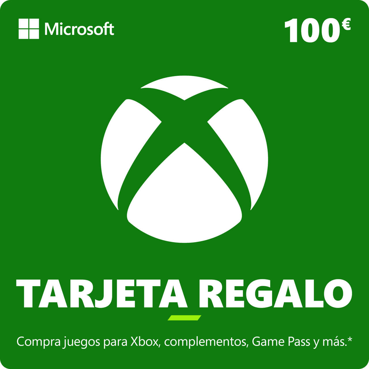 Tarjeta regalo Xbox Live €100